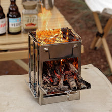 Load image into Gallery viewer, Mini Outdoor Portable Firewood Stove