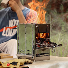 Load image into Gallery viewer, Mini Outdoor Portable Firewood Stove