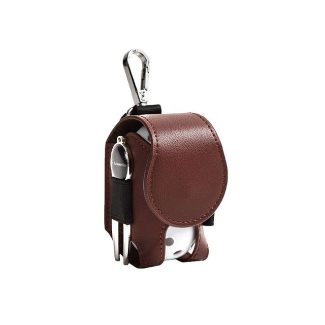 New Mini Portable Golf Ball Bag Belt Leather Waist Pouch Storage Container  Holder Pouch Bags Clip Golfer Gift Drop Shipping
