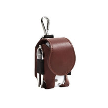 Load image into Gallery viewer, Mini Pocket Leather Golf Ball Storage Pouch Portable Golf Waist Holder Bag Mini Golf Ball Container Waist Storage Bag
