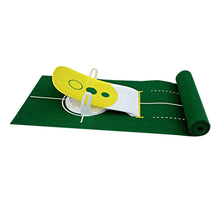 Load image into Gallery viewer, Professional Portable Roll Up Accurate Golf Club Putt Trainer Putting Green Mat Simulator Indoor Outdoor Training Aid Equipment
