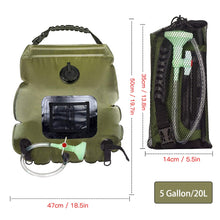 Load image into Gallery viewer, 20L Solar Shower Bags
